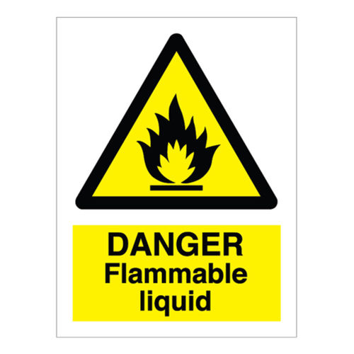 Flammable Liquid Sign (20003V)